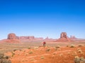 Landscape of the ancient rocks. Monument Valley, Arizona.