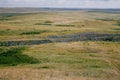 The landscape of the ancient settlement Arkaim