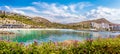 Landscape with Anfi beach and resort Royalty Free Stock Photo