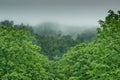Beautiful landscape in with clouds in the valleys. Wales, Cymru Royalty Free Stock Photo