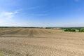 Landscape with arable land Royalty Free Stock Photo