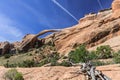 Landscape Arch in Arches National Park near Moab, Utah Royalty Free Stock Photo