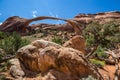 Landscape Arch in Arches National Park, Utah, USA Royalty Free Stock Photo