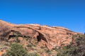 Landscape Arch in Arches National Park, Utah Royalty Free Stock Photo