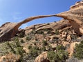 Arches National Park - Landscape Arch in Devil`s Garden