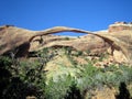 Landscape Arch in Arches National Park, Utah, USA Royalty Free Stock Photo