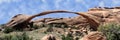 landscape arch panoramic Royalty Free Stock Photo