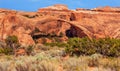 Landscape Arch Rock Canyon Arches National Park Moab Utah Royalty Free Stock Photo