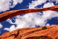 Landscape Arch Rock Canyon Arches National Park Moab Utah Royalty Free Stock Photo