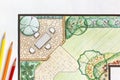 Landscape architect design backyard plan