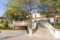 Landscape architecture gate stone steps