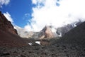 Landscape in Argentinian Andes Royalty Free Stock Photo