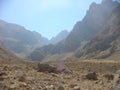 Landscape of arid high mountain on the Taurus in Turkey.