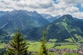 Landscape around Bad Hindelang in Bavaria, Germany