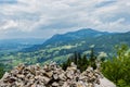 Landscape around Bad Hindelang in Bavaria, Germany