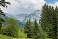 Landscape around Bad Hindelang in Bavaria, Germany