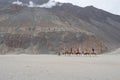 Landscape around Hunder Sand dunes in Nubra Valley, Ladakh, India