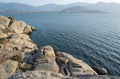 Landscape around Lake Bafa in Turkey