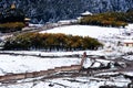 Landscape of Langmu Temple