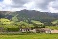 Landscape around Lomba do Pomar village, Sao Miguel island, Azores