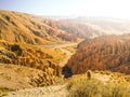 Landscape around Quebrada de Palala Valley with eroded spiky rock formations, El Sillar pass near Tupiza, Bolivia, South