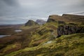 Landscape around Quiraing, Isle of Skye, Scotland, United Kingdom