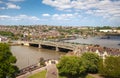 Landscape around of Rochester city include river Kent and yacht club Royalty Free Stock Photo