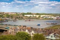 Landscape around of Rochester city include river Kent and yacht club Royalty Free Stock Photo