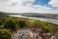 Landscape around of Rochester city include river Kent and yacht club Royalty Free Stock Photo