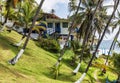 Landscape around Sister Moon hotel, resort on Isla Grande near Portobelo in Panama