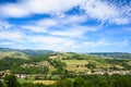 Landscape around Ternand and Letra villages in Beaujolais