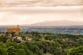 Landscape around Volterra, Tuscany, Italy Royalty Free Stock Photo