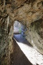 A mountain path in the Ãâtscher-area, Lower Austria, Mostviertel Royalty Free Stock Photo