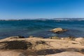 landscape of Arousa island in Galicia Royalty Free Stock Photo