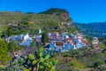 Landscape of Artenara village of Gran Canaria, Canary Islands, Spain Royalty Free Stock Photo