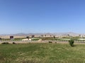 Landscapes of poor desert nature on the outskirts of Sharm el-Sheikh. Royalty Free Stock Photo