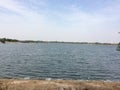 Landscape of An Artificial Lake and Sky