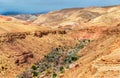 Landscape of the Asif Ounila valley in the High Atlas Mountains, Morocco