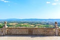 Landscape from Assisi, Umbria, Italy Royalty Free Stock Photo