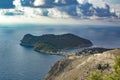 Landscape of Assos, Cefalonia GR Royalty Free Stock Photo