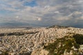 Landscape of Athens Royalty Free Stock Photo