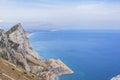 Landscape Atlantic Ocean, the Strait of Gibraltar and Rock of Gibraltar