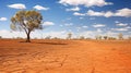 landscape australian outback remote Royalty Free Stock Photo