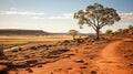 landscape australian outback remote Royalty Free Stock Photo