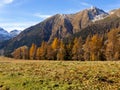 Landscape autumn mountain
