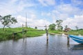 Landscape at the Ayeyarwaddy Region in Myanmar Royalty Free Stock Photo