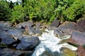 Landscape of Babinda Boulders in Queensland Australia Royalty Free Stock Photo