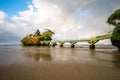 Landscape of balekambang beach malang east java Royalty Free Stock Photo