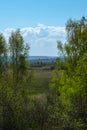 Beka reserve. Landscape of the Baltic Sea coast in spring. Shore view. Royalty Free Stock Photo