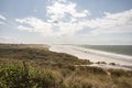 Landscape with Banjaard Beach. Kamperland in the province of Zeeland in the Netherlands